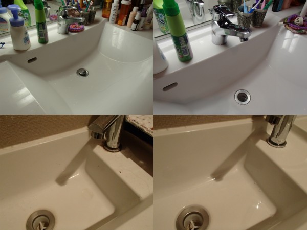 洗面台とトイレの手洗い