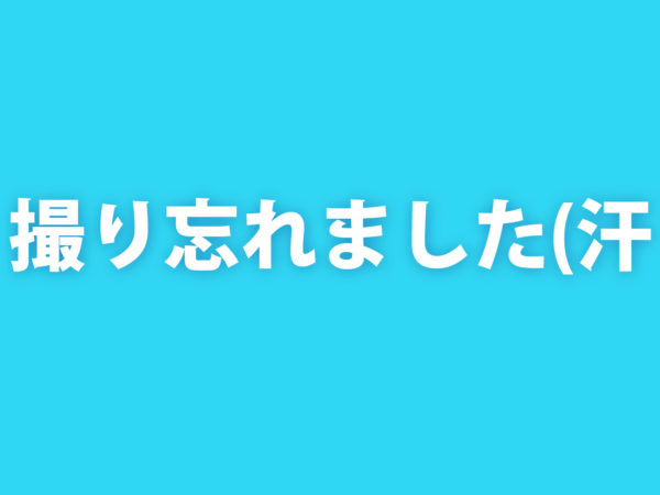 お手入れ後